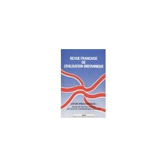 Revue française de civilisation britannique vol.IX / Avril 1998