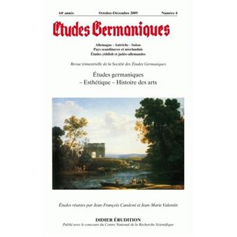 Études germaniques - N°4/2009