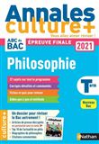 Annales Bac 2021 Philosophie - Culture +