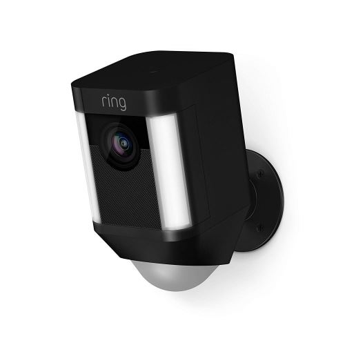 Ring Spotlight Beveiligingscamera met Batterij Zwart
