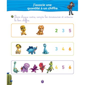 DINO RANCH - J'apprends les premiers nombres - Moyenne Section