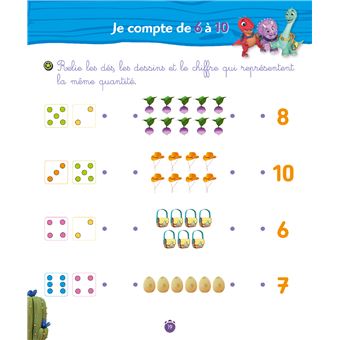 DINO RANCH - J'apprends les premiers nombres - Moyenne Section