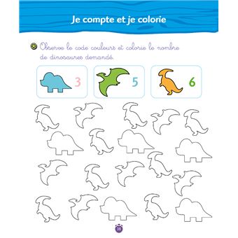 DINO RANCH - J'apprends les premiers nombres - Moyenne Section