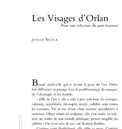Les Visages d'Orlan - Joëlle Busca - broché