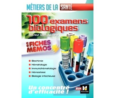 Examens biologiques, métiers de la santé