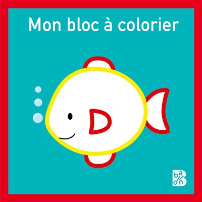 Mini bloc à colorier (poisson) #2 -  Collectif - broché