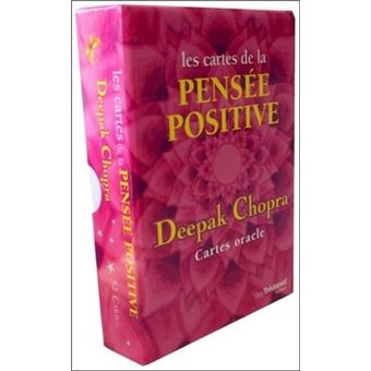 Les Cartes De La Pensee Positive 1 Livret Avec 52 Cartes Coffret Deepak Chopra Achat Livre Fnac