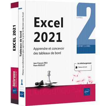 Excel 2021 - Coffret de 2 livres : Apprendre et concevoir des tableaux de bord