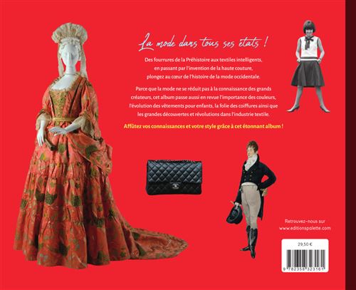 L'histoire de la mode : Emily Bone,Laura Cowan - 147493420X - Livre  Bien-Etre