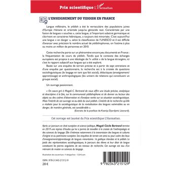 L'enseignement du yiddish en France