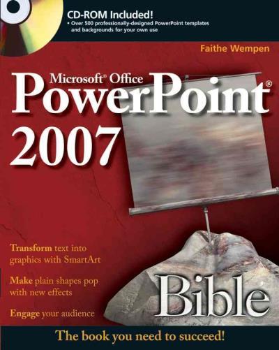 Microsoft powerpoint 2007 bible