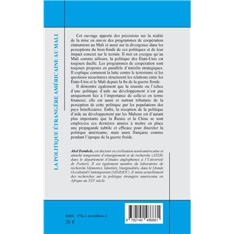 La politique étrangère américaine au Mali