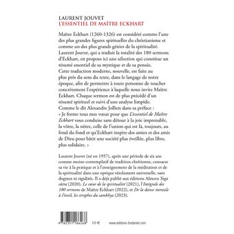 L'essentiel de maître Eckhart - 13 sermons traduits par Laurent Jouvet