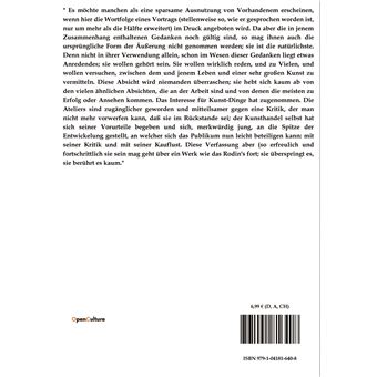 August Rodin Ein Vortrag Zweiter Teil