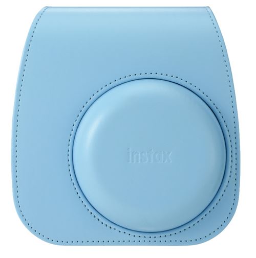 Fujifilm - Étui pour caméra instantanée - polyuréthane - bleu ciel - pour Instax Mini 11