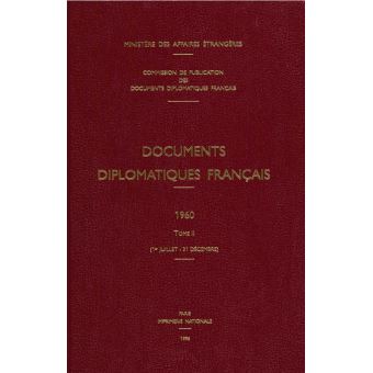 Documents diplomatiques français