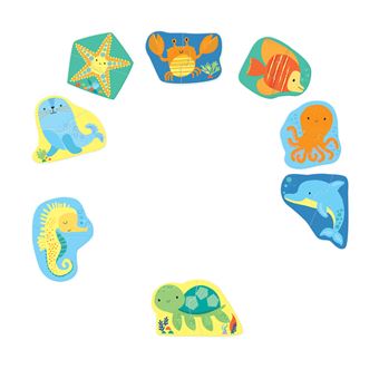 Les animaux marins - Mes premiers puzzles