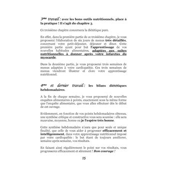 Quelle alimentation après un infarctus du myocarde ?