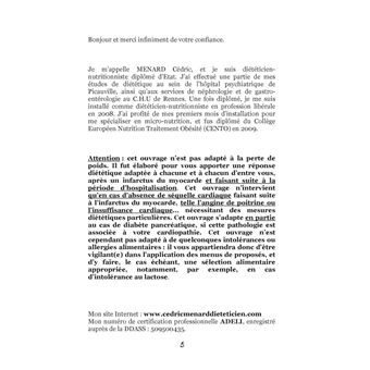 Quelle alimentation après un infarctus du myocarde ?