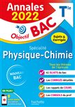 Annales Objectif BAC 2022 Spécialité Physique-Chimie