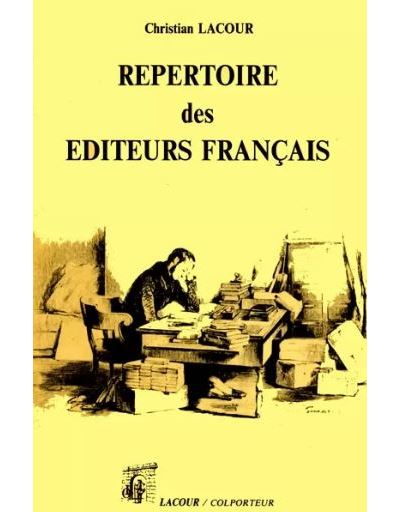 Répertoire des éditeurs français