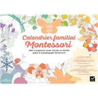 Calendrier familial Montessori septembre 2019 - janvier 2021