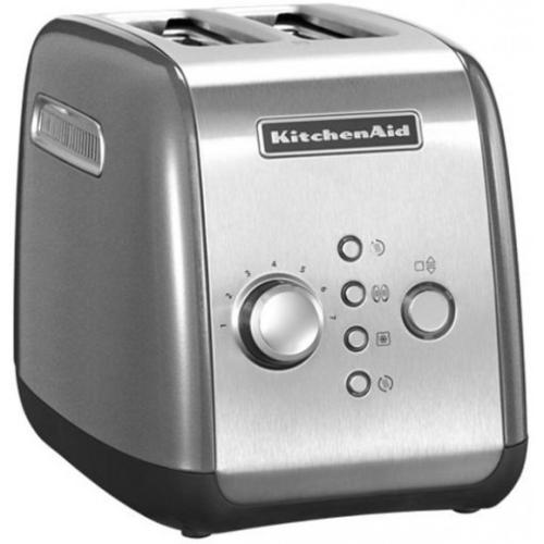 Grille pain 2 tranches Kitchenaid argent