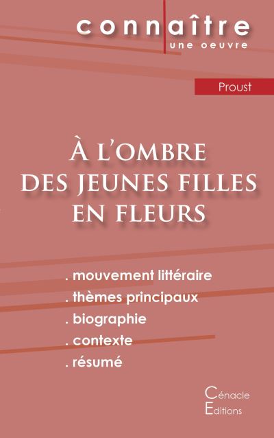 Fiche de lecture À l'ombre des jeunes filles en fleurs de Marcel Proust (Analyse littéraire de référence et résumé complet)