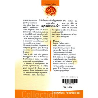 Méthode de développement des facultés supranormales