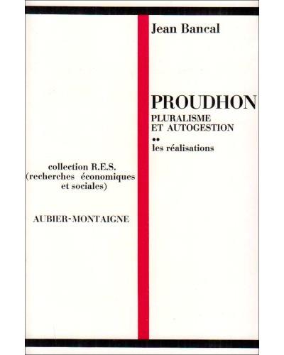 Proudhon.pluralisme et au