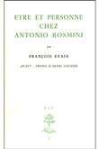 Etre et personne chez Antonio Rosmini