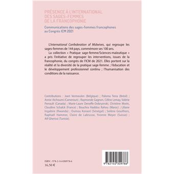 Présence à l'international des sages-femmes de la francophonie