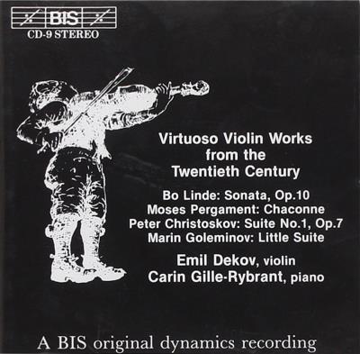 Virtuoso violin 20th cent