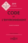 Code de l'environnement 2019, annoté & commenté - 22e ed.