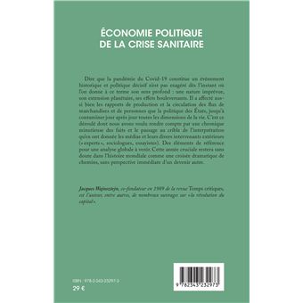 Economie politique de la crise sanitaire
