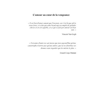 L'amour au coeur de la vengeance