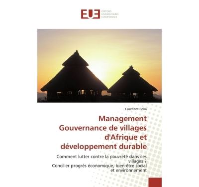 Management gouvernance de villages d'afrique et developpemen