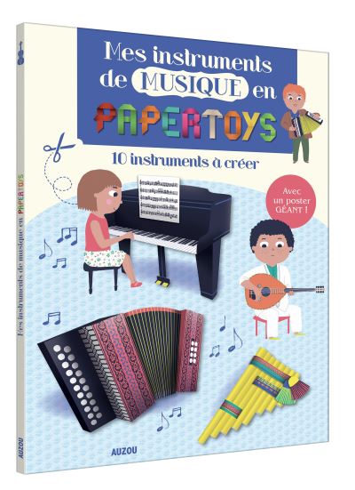Mes instruments de musique en papertoys