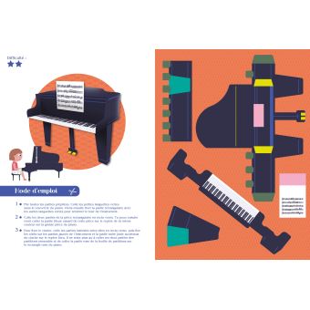 Mes instruments de musique en papertoys