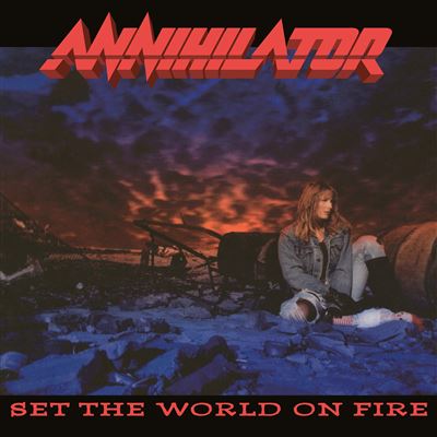 Set The World On Fire Vinyle Bleu Translucide