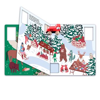 L'histoire du petit train de Noël - Avec 4 circuits