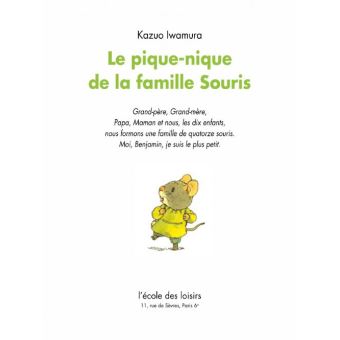 Le pique-nique de la famille Souris