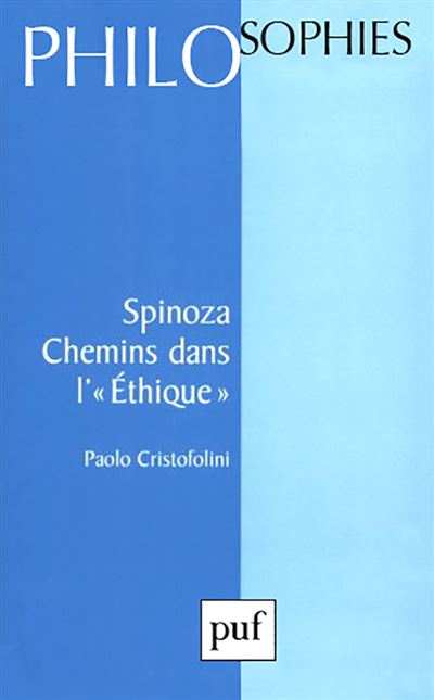 Spinoza chemins dans l'ethique