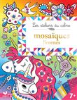 Mosaïques mousse - licornes - pochette avec accessoires