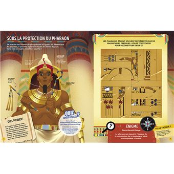 Les Incollables - Mission Égypte - Mes énigmes en stickers