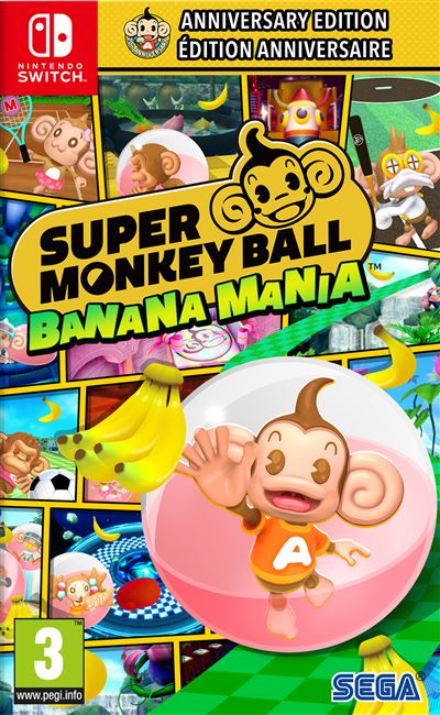 Precommande  Super Monkey Ball Banana Mania - An. Edition FR/NLSwitch Livraison a partir du 05/10