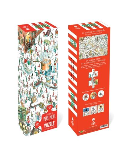 Puzzle géant À la recherche du Père Noël - Loïc Clément - (donnée non spécifiée)