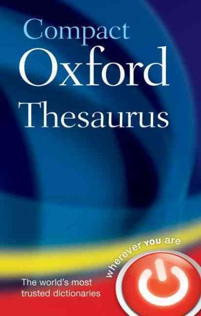 Compact oxford thesaurus