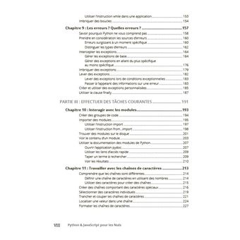 Python & JavaScript Mégapoche Pour les Nuls