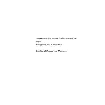 ...plaisir à qui me frôle !